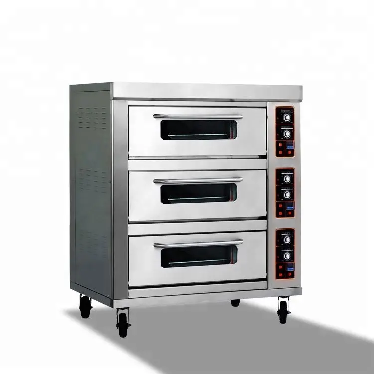 Commercial Pizza Baking Oven Bakery Machine Widely Used Electric Fast Food Gas Pizza Oven