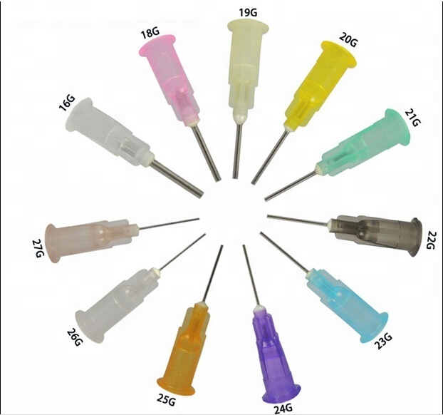 Popular glue dispensing Te flon Syringe Dispensing Needles