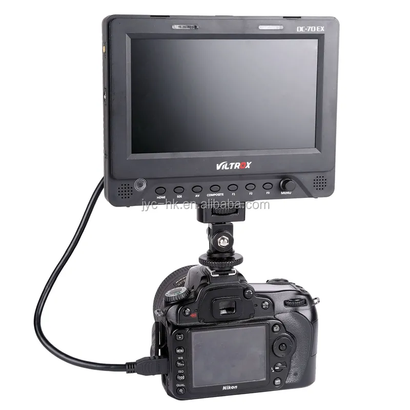 7'' Viltrox DC-70EX SDI/AV Video LCD HD Monitor for Canon Nikon SLR Camera
