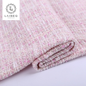 Tissus pour robes en tweed de coton chenille rose super doux de l'usine Tweed, <span class=keywords><strong>France</strong></span> - Product Image 5