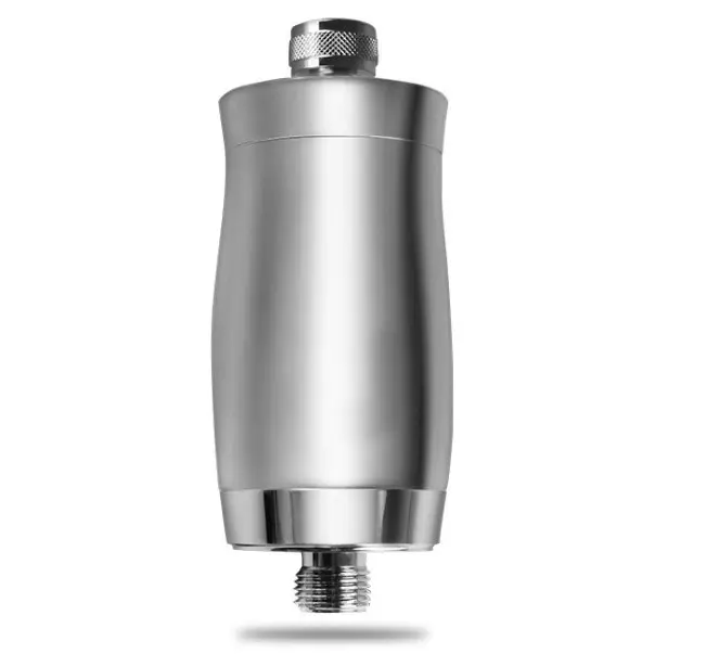 new design metal housing 15 stages KDF shower filter shower water purifier