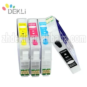 T2521-T2524 Cartridge IJ Tinta Kompatibel untuk Epson WF-3620/WF-3640/WF-7610/WF-7620/WF-7710/WF-7720/WF-7210 Cartridge IJ Tinta Printer