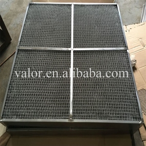 Valor usine fournir filtre à air plaquettes, lavable filtre médias bon prix - Product Image 1