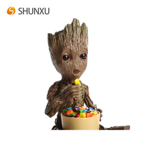 Figura de Resina de Baby <span class=keywords><strong>Groot</strong></span> con Caja de Dulces, Bonito Regalo 2018 - Product Image 4