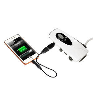 Mini <span class=keywords><strong>Linterna</strong></span> LED de <span class=keywords><strong>Dinamo</strong></span> de Manivela Portátil de Bolsillo <span class=keywords><strong>con</strong></span> Radio FM AM - Product Image 6