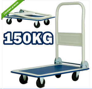 Chariot de transport <span class=keywords><strong>diable</strong></span> repliable - jusqu'à 150 kg - roues caoutchouc - Product Image 1