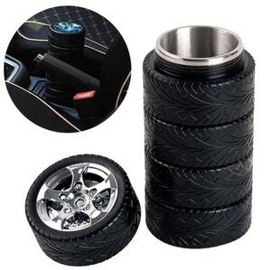 Marque privée 320ml pneu <span class=keywords><strong>de</strong></span> voiture tasse à café en acier inoxydable gobelet roue <span class=keywords><strong>de</strong></span> voiture tasse bouteille d'eau - Product Image 6