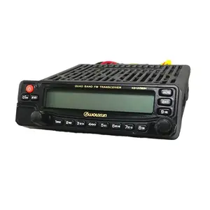 Rádio transmissor móvel wouxun uv980p 50w uhf hf, rádio quad band para carro, walkie talkie