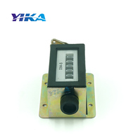 Contador Mecánico de Tracción de 6 Dígitos Reajustable YIKA D94S, Certificado CE RoHS, con Reajuste Programable y Registro de Datos de 10 Años