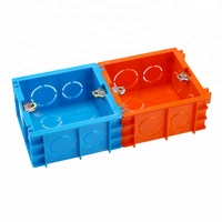 Boîtier encastré PVC 86*86, Boîtier de jonction de surface PVC, Boîtier d'interrupteur PVC, Boîtier multiple PVC
