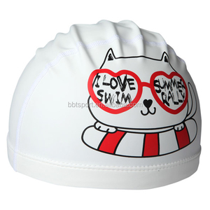 Gorro <span class=keywords><strong>de</strong></span> natación <span class=keywords><strong>de</strong></span> cuero sintético con revestimiento <span class=keywords><strong>de</strong></span> PU, gorro <span class=keywords><strong>de</strong></span> natación <span class=keywords><strong>de</strong></span> PU - Product Image 3