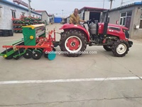 Changement de vitesse continu 14 rangée pasure semoir à herbe avec double disque semoir machine