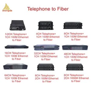 32 Channel Fiber Optical Telephone Converter Telephone Transmitter PCM Multiplexer