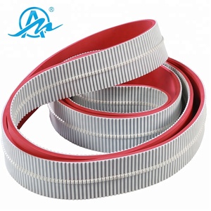 China de fábrica de <span class=keywords><strong>la</strong></span> venta <span class=keywords><strong>directa</strong></span> no estándar rojo de superficie de goma ATK5 pu correa de transmisión - Product Image 1