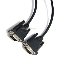 Câble adaptateur convertisseur DVI vers VGA, 6 pieds, DVI 24+1 DVI-D mâle vers VGA mâle avec puce active pour PC DVD