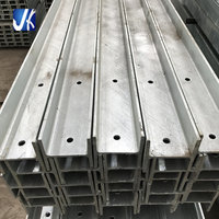 Estructura de acero prefabricada galvanizada, columna H y viga para almacén