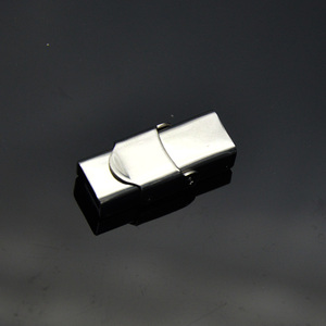 BX993 Bán Sỉ Khóa An Toàn Tìm Kiếm Trang Sức Bằng Thép Không Gỉ Cho Vòng Tay Dây Da Khóa Bướm - Product Image 6