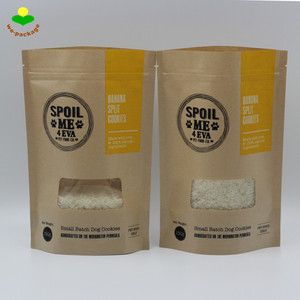 Sacchetto Kraft Personalizzato con Stampa, Busta Ermetica per Alimenti per Animali Domestici, Confezione per <span class=keywords><strong>Biscotti</strong></span> per Cani - Product Image 5