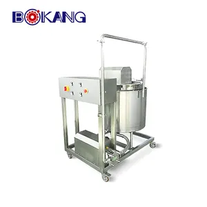 Automatic batter mixer and patty batter breading machine