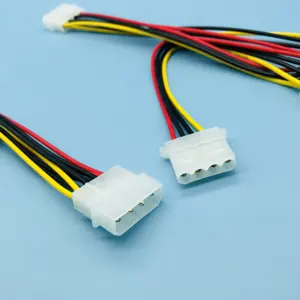 3 yollu 1 3P Molex Splitter kablo PC güç LP4 PSU adaptörü kurşun