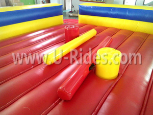 Gladiateur <span class=keywords><strong>gonflable</strong></span> en PVC le plus populaire joute arène boxe équipement de gymnastique pour entreprise de location - Product Image 4