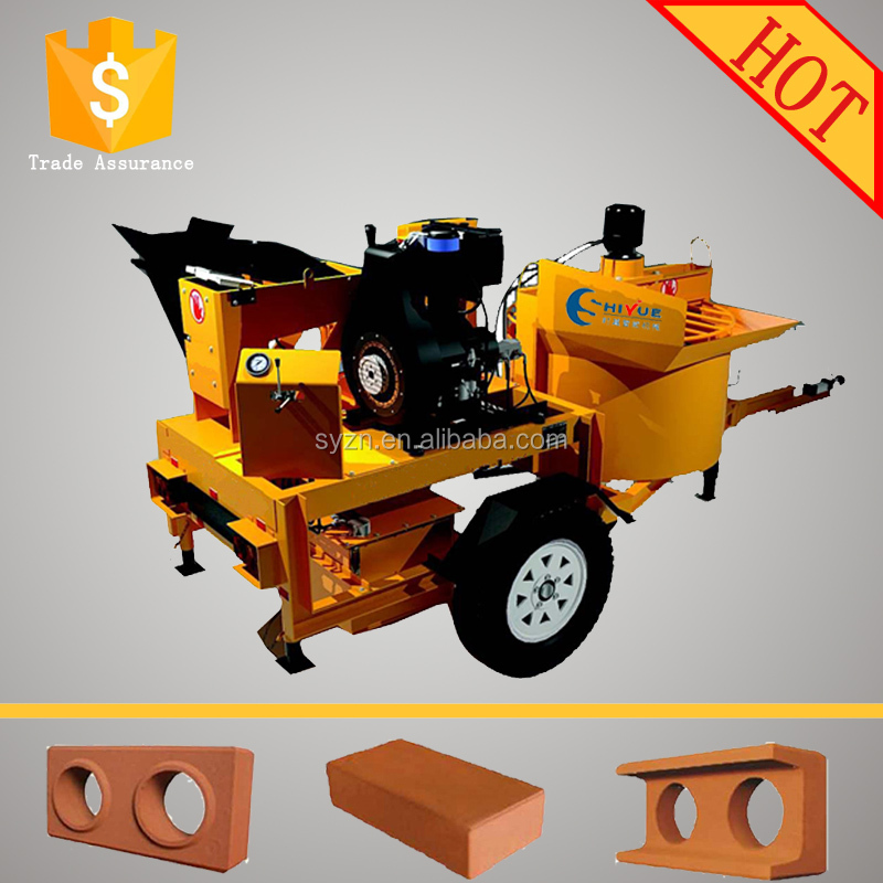 M7mi Super bloc d'argile la machine de presse la blocs faisant diesel machine hydraform faible coût prix de la machine