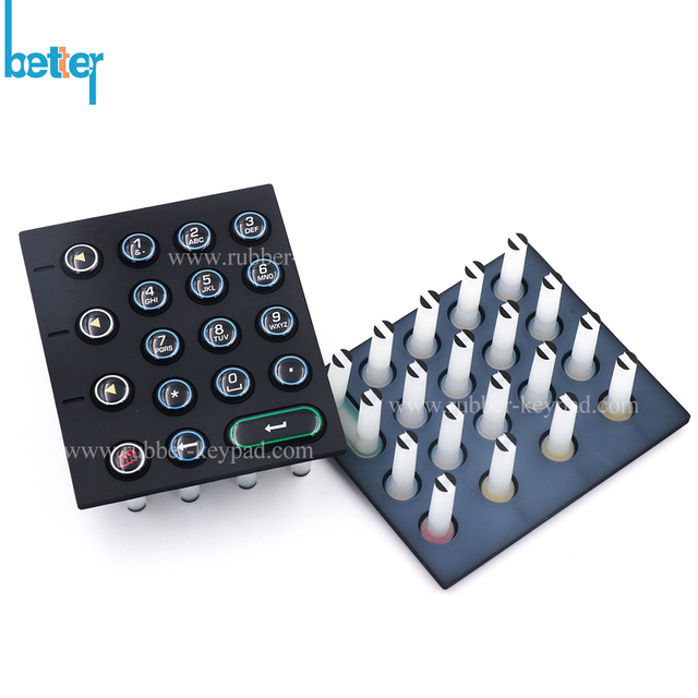 Custom Waterproof Electronic Silicone Rubber Button Pad