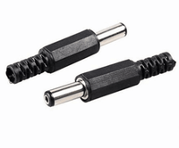 Nouveau connecteur d'alimentation CC Type C-Power CP-DC0101, prise mâle 5,5x2,1 mm, adaptateur à souder, matériau ABS, certifié CE