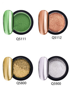 1 boîte de poudre pigmentée pour ongles, 15 couleurs, chrome, gel, effet miroir - Product Image 4