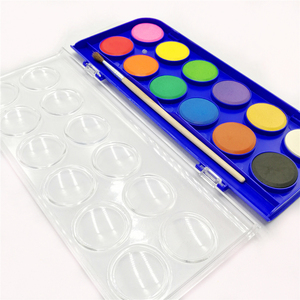 Meilleur <span class=keywords><strong>prix</strong></span> de 12/24/48 couleurs conception personnalisée papeterie emballage <span class=keywords><strong>aquarelle</strong></span> <span class=keywords><strong>peinture</strong></span> étain palette - Product Image 4