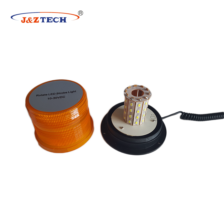 Может занять от 10 до 30 multi напряжение Янтарный мигающий светодиодный магнитный mini strobe маяк вращающийся свет