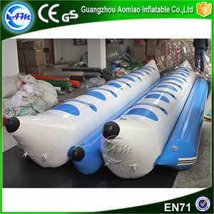 Vente en gros flotteur PVC double tubes gonflable bateau banane volant gonflable poisson volant - Product Image 5