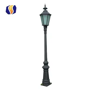 Outdoor Aluminium / Steel Street Lighting Pole Garden Pole Light Lamp Post