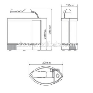 Aquarium Fish Tank Filtre Aqua Culture Lumière 1 Gallon Led Kit Verre D'eau Nouvelle - Product Image 2