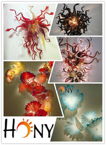 Lâmpada de led de parede com design moderno, luz de vidro soprada à mão - Product Image 6