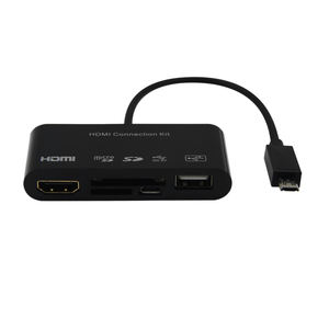 2016 haute qualité adaptateur HDTV et OTG lecteur de carte H DMI kit de connexion pour <span class=keywords><strong>samsung</strong></span> - Product Image 3