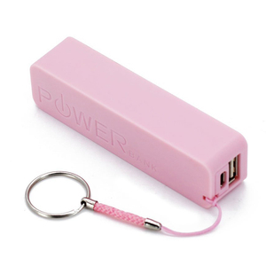 Custom Logo Mini Powerbank 2600mAh External Battery Full Color Case USB Universal Mobile Charger Micro USB Input 10W Promo Gift