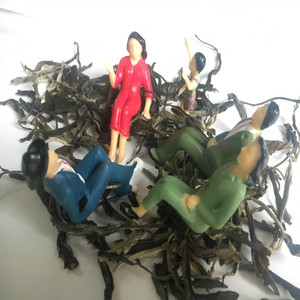 1:25 पैमाने प्लास्टिक बैठे मिनी वास्तु मानव आकृति मॉडल लोगों