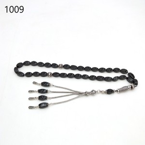 12 millimetri islamico di preghiera musulmani 33 perline, Nero perline intrecciati agata <span class=keywords><strong>rosario</strong></span> gli uomini e le donne unisex - Product Image 3