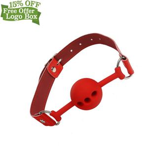 Ücretsiz özel kutu-yüksek kaliteli yetişkin seks oyunu çiftler için silikon top ağız Sm esaret Bondage Bdsm yetişkin ürünleri oyuncak - Product Image 2