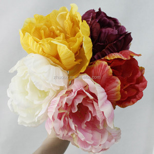 ZERO Holland estilo artificial <span class=keywords><strong>abierto</strong></span> tulipán Flores, pu tacto suave tulipán amarillo - Product Image 6