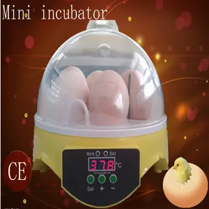 pequeña escala para incubar automático de la máquina de pollo incubadora de la máquina para 7 huevos para la venta ew9-7