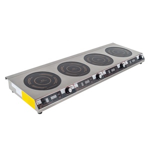 Custom 220V Acero inoxidable 4 quemadores Mejor portátil 3500W Placa de inducción China 3.5kw Cocina de inducción eléctrica 3500W Ih - Product Image 4