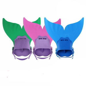 Offre Spéciale Filles Enfants <span class=keywords><strong>Sirène</strong></span> Rose Aileron <span class=keywords><strong>de</strong></span> Bain <span class=keywords><strong>Queue</strong></span> Monofin Nageoires Piscine Natation Cadeau - Product Image 1