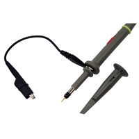 Sonda de Osciloscopio GlobalTone de 100MHz, 1:1/10:1, Clip BNC, Alta Impedancia Pasiva, Sondas Estroboscópicas P6100 (2 piezas/juego)