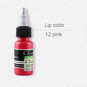 Venta caliente en EE. UU. dinámica <span class=keywords><strong>tinta</strong></span> Rosa rojo labio de los colores de la <span class=keywords><strong>tinta</strong></span> del tatuaje permanente maquillaje - Product Image 3