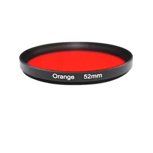 Origin Manufacturing Optical Filter Camera Color Glass 52mm Orange Flash Light Color Lens Filter