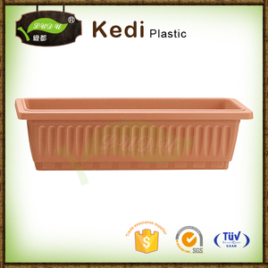 Planteuses rectangulaires en <span class=keywords><strong>plastique</strong></span> coloré, pièces, usage intérieur et extérieur, bon marché - Product Image 2