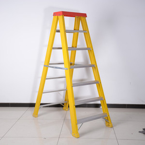 De fibra de vidrio de doble cara escalera <span class=keywords><strong>paso</strong></span> con 3 metros/aislado frp escalera - Product Image 1