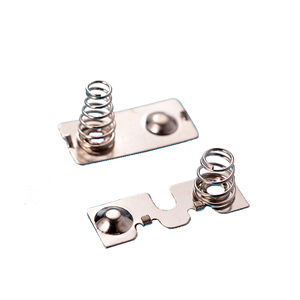 OEM özel Metal AA uzaktan kumanda pili yaprak İletişim yayları endüstriyel bobin tarzı bahar plaka - Product Image 2